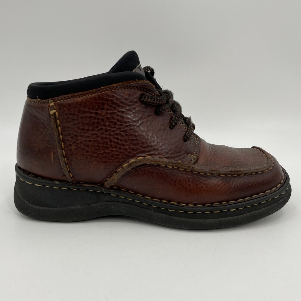 PREDICTIONS Leather Collection Dark Brown Chukka Boots Booties Size 8